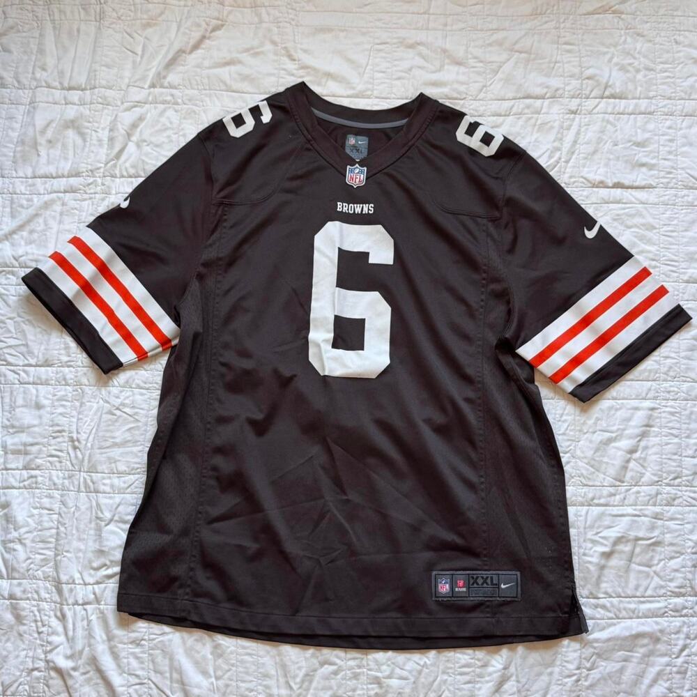 Cleveland browns Brian Hoyer #6 Nike On Field NFL jersey mens XXL 2XL football‎
